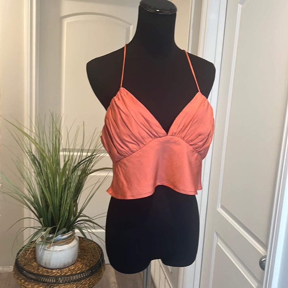 Princess Polly Rust Halter * New 12